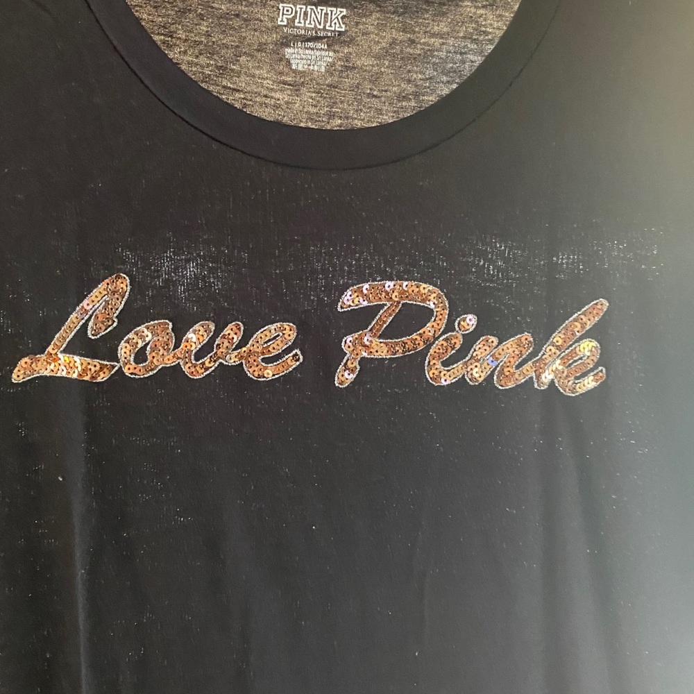 Love Pink T-shirt new with tags size large